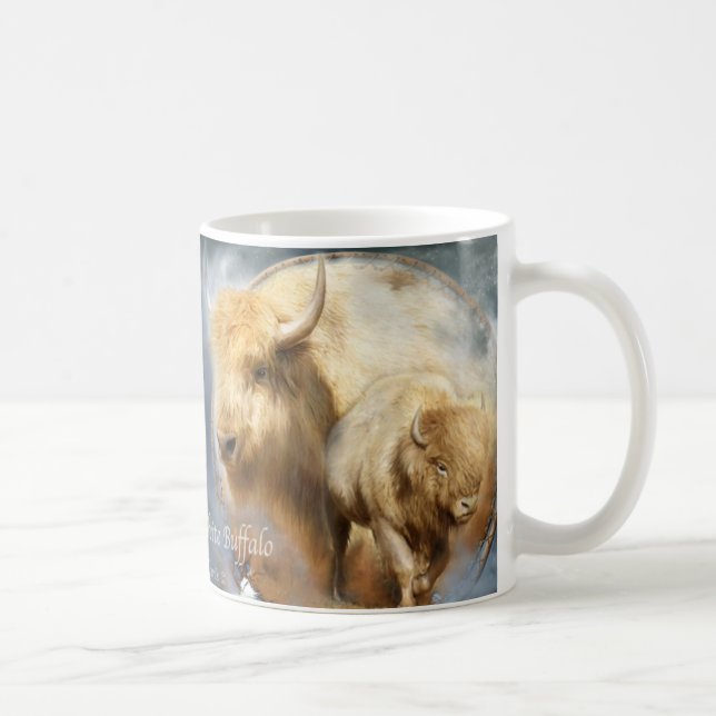 Mug Série rêveuse de receveur - esprit de Buffalo (Droite)