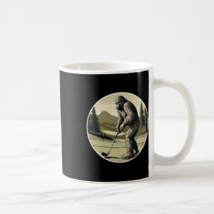 Mug Sérieux Bigfoot Sasquatch Golf Player W Club Green