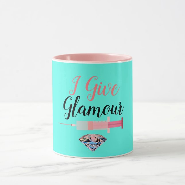 Mug Seringue infirmière glamour médical mignon amusant (Centre)