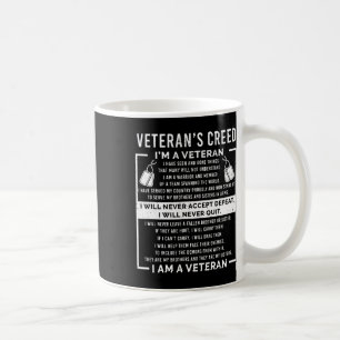 Mug Serment de Vétéran Patriote Guerre États-Unis Gran