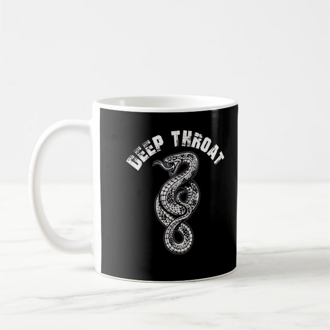 Mug Serpent à gorge profonde humour adulte (Gauche)