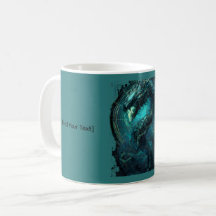 Mug Serpent Cyberpunk Bobine Spectrale Sombre