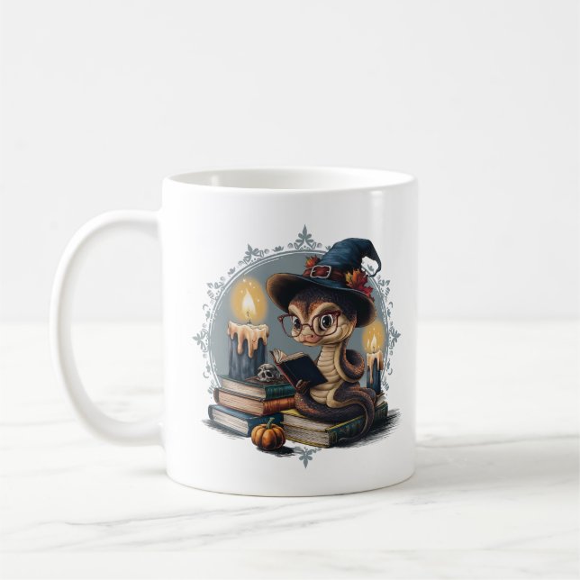 Mug Serpent de dessin vintage : gothique, Vibes d'Hall (Gauche)