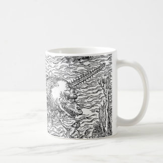 Mug Serpent de mer/monstre à cornes