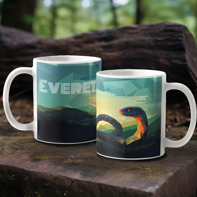 Mug Serpent intelligent et créatif - Personnalisé (Créateur téléchargé)