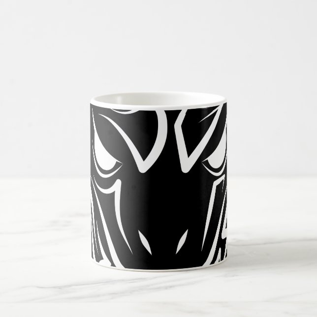 Mug Serpent tribal noir et blanc (Centre)