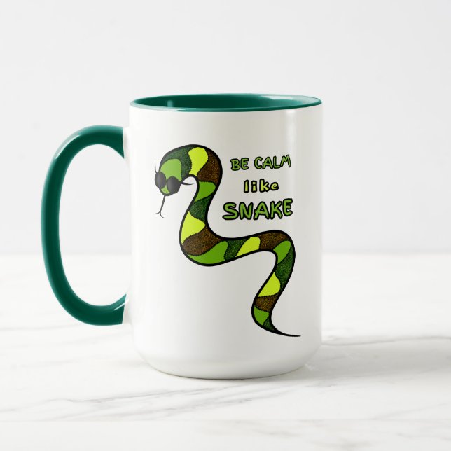 Mug Serpent vert (Gauche)