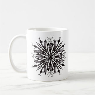 Mug Serpents cool Noir Et Blanc Botanique Gothique