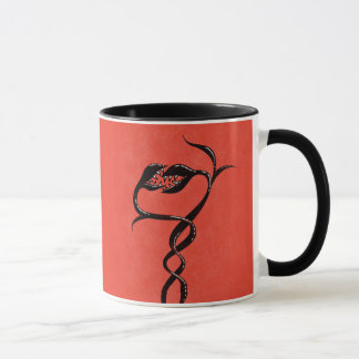 Mug Serpents Gothiques Rouge Et Noir
