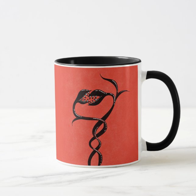 Mug Serpents Gothiques Rouge Et Noir (Droite)
