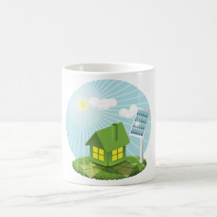 Mug Serre avec boue d'énergie solaire