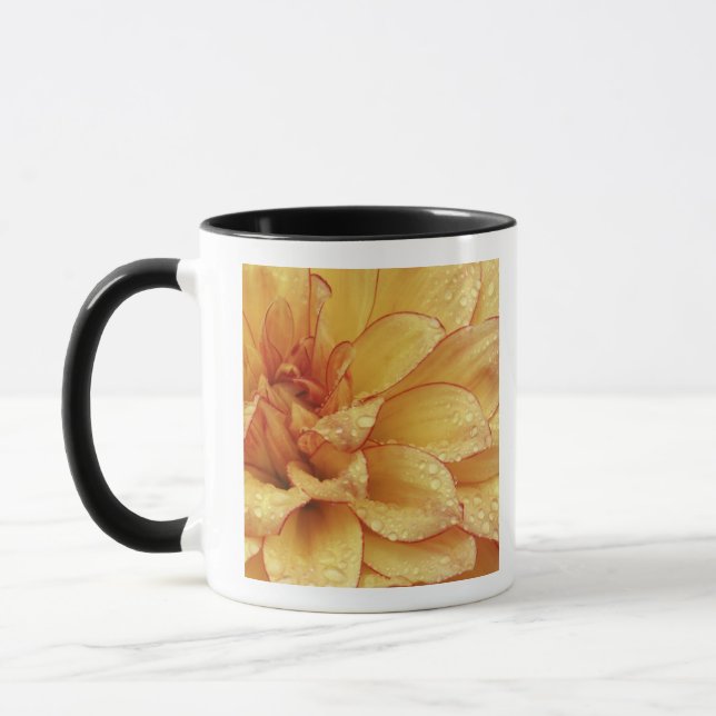 Mug Serré dans les photographies de la fleur de Dalhia (Gauche)