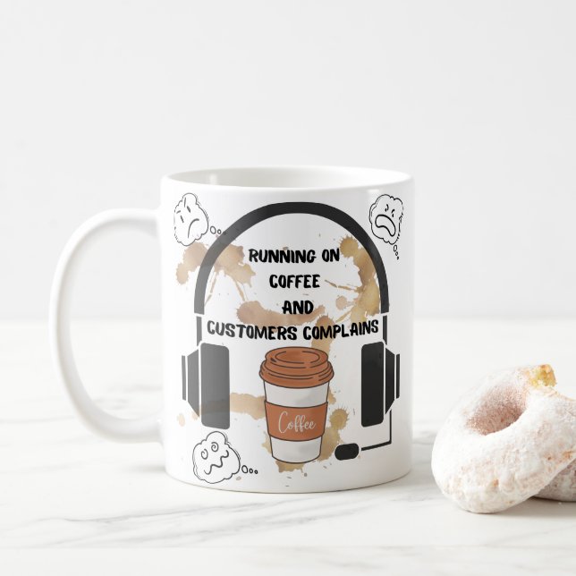 Mug service client (Avec donut)