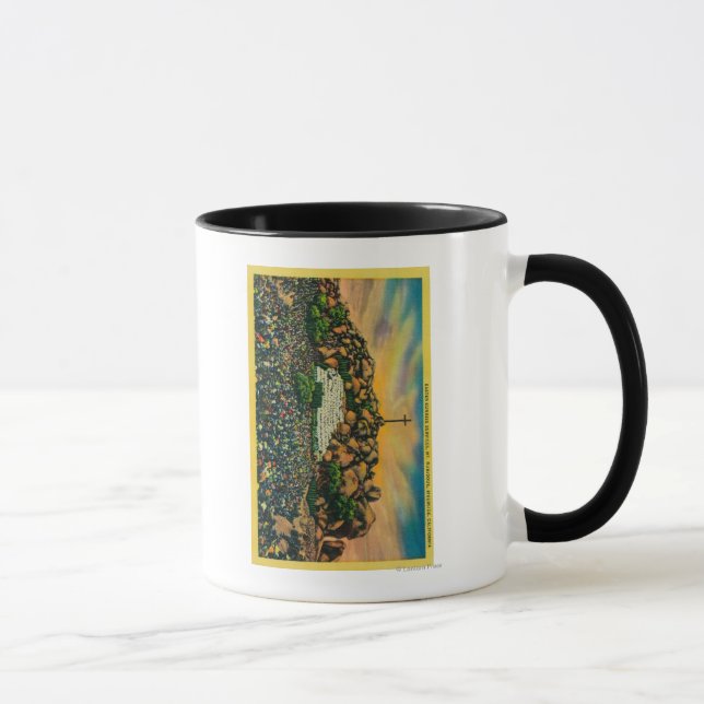Mug Service d'aube de Pâques au Mont Rubidoux (Droite)