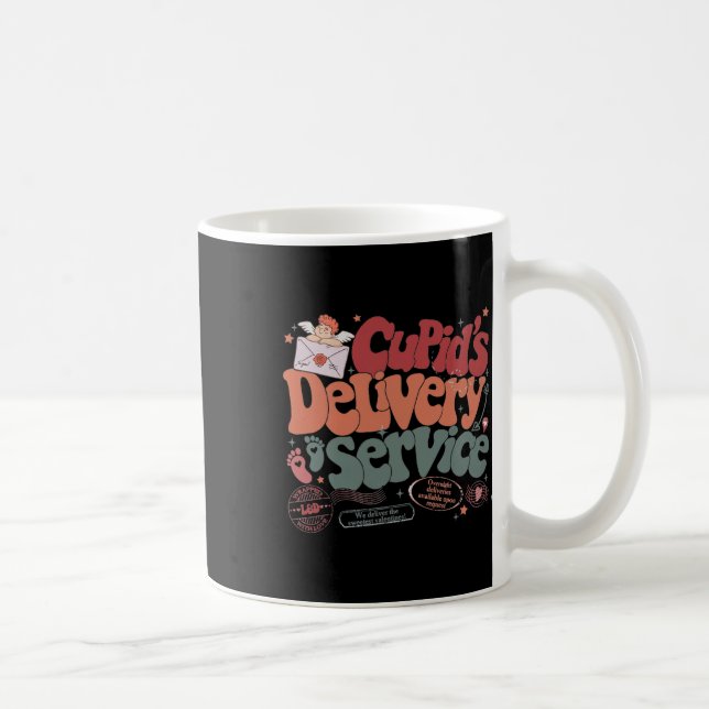 Mug Service de livraison de Groovy Cupid Travail et ac (Droite)