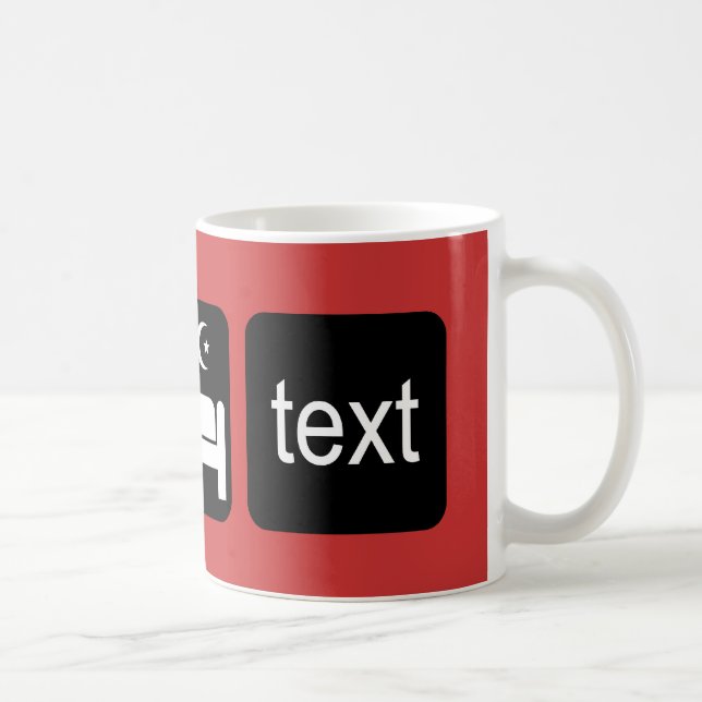 Mug Service de mini-messages drôle (Droite)