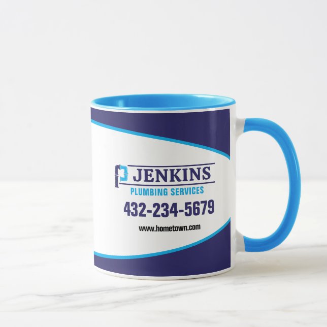 Mug Service de plomberie professionnel (Droite)