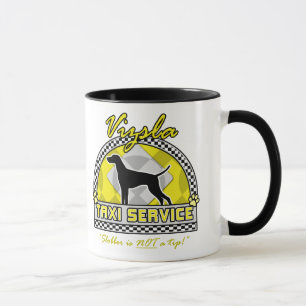 Mug Service de taxi de Vizsla
