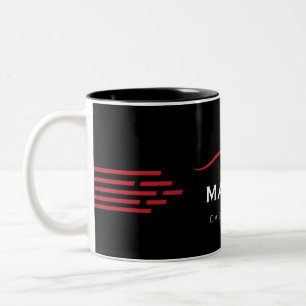 Mug Service de voiture noir et rouge