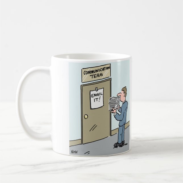 Mug Service des communications par courrier électroniq (Gauche)