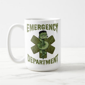 Mug Service des urgences Frankenstein Infirmière Hallo