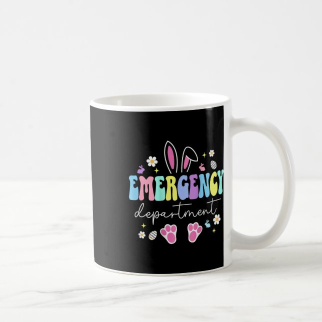 Mug Service des urgences Pâques Urgences Infirmière Sa (Droite)