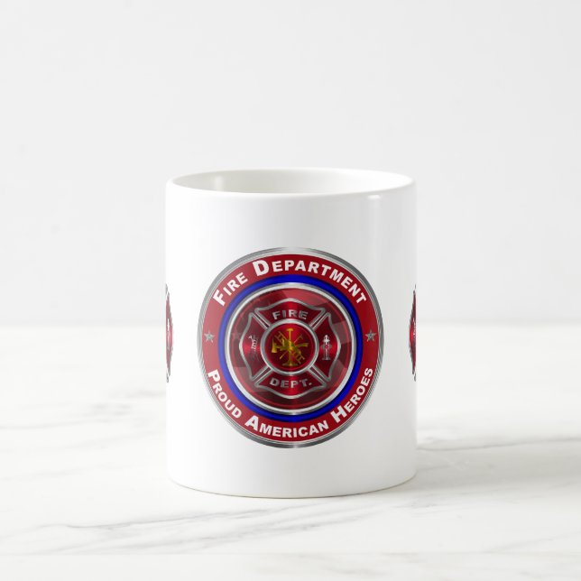 Mug Service d'incendie commémoratif spécialement conçu (Centre)
