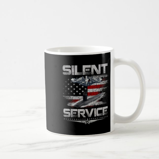 Mug Service silencieux Sous-marins américains Forces P (Droite)