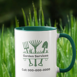 Mug Services de jardin - Outils Monogramme