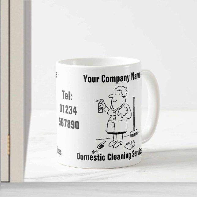 Mug Services de nettoyage domestique (Créateur téléchargé)