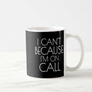 Mug Services d'urgence Noël Je ne peux pas parce que j