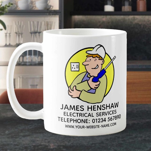 Mug Services électriques Promotionnels (Créateur téléchargé)