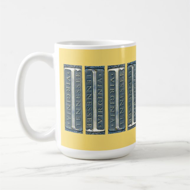 Mug Serviette de cuisine Bristol Virginia Tennessee Ma (Gauche)