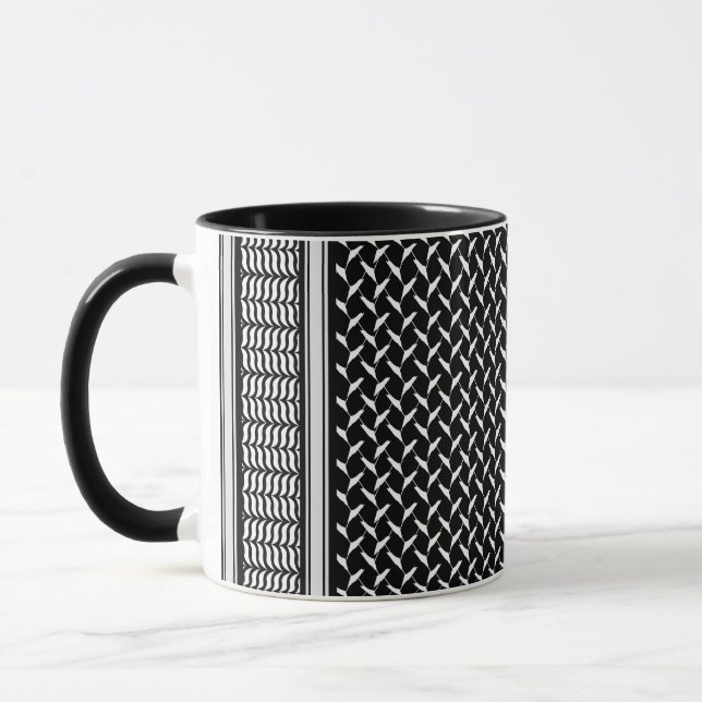 Mug Serviette de cuisine palestinienne Keffiyeh Apron (Gauche)