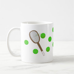 Mug Servir Des Bals De Tennis