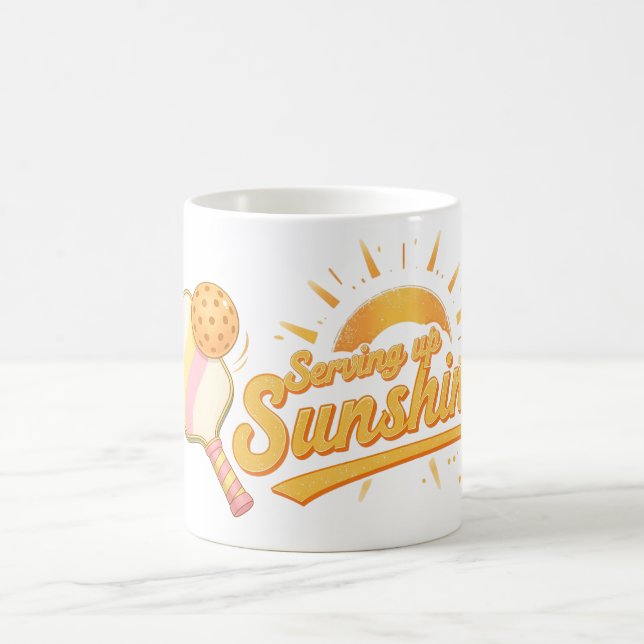 Mug Servir du Soleil | Vie de Pickleball Pastel Ensole (Centre)