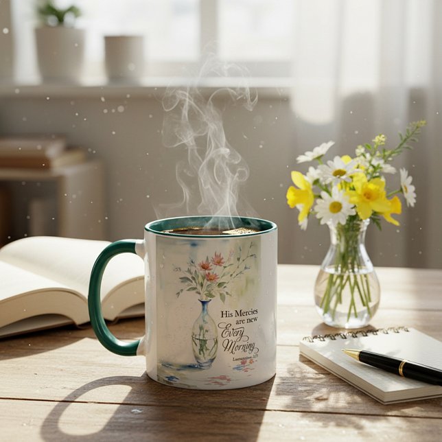 Mug Ses bontés sont nouvelles chaque matin (Créateur téléchargé)