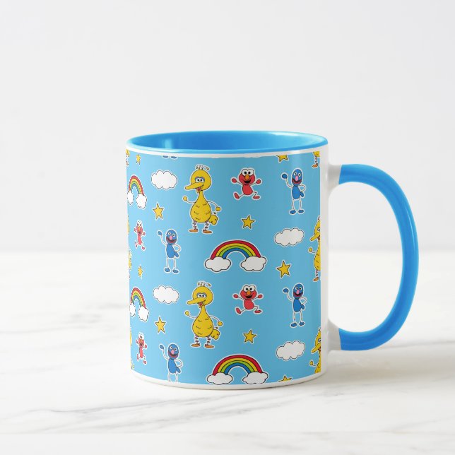 Mug Sesame Pals Rainbow Doodley Motif (Droite)