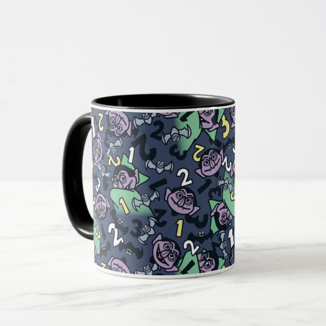 Mug Sésame Sésame | Count von Count Doodle Motif (Devant gauche)