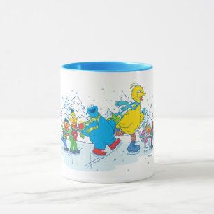 Mug Sesame Street Amis patineurs