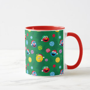 Mug Sesame Street Christmas Tree Motif