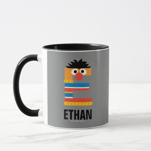 Mug Sesame Street | E est pour Ernie (Gauche)