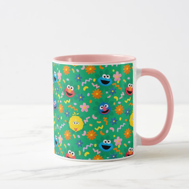 Mug Sesame Street Green Floral Motif (Droite)