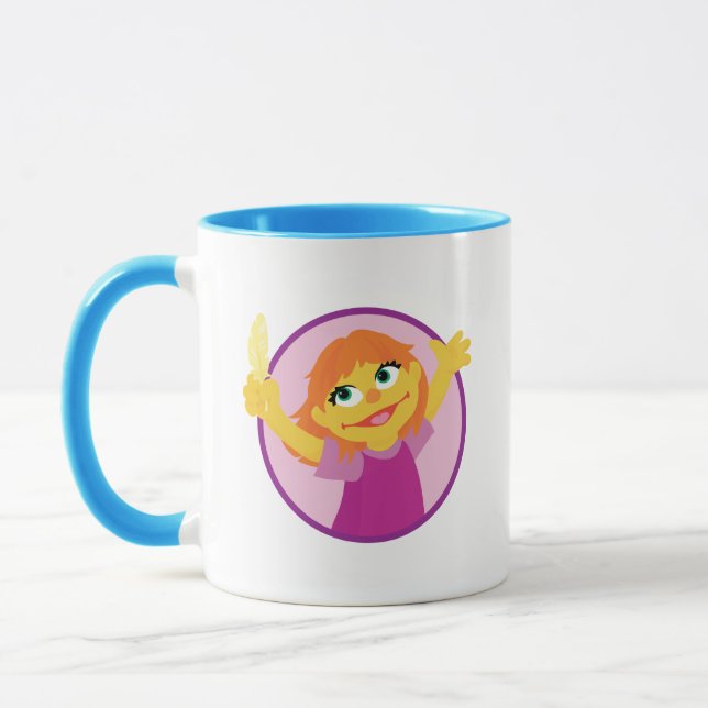 Mug Sesame Street | Julia tenant une plume (Gauche)