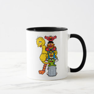 Mug Sesame Street Les amis de Sesame Street posent