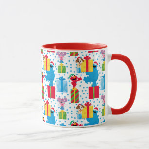 Mug Sesame Street Noël Présente Motif