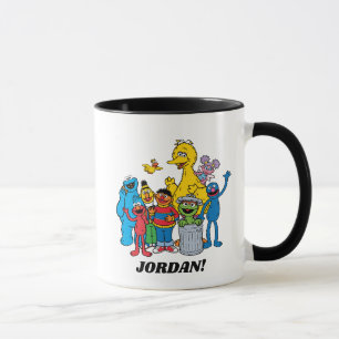 Mug Sesame Street Pals brandissant
