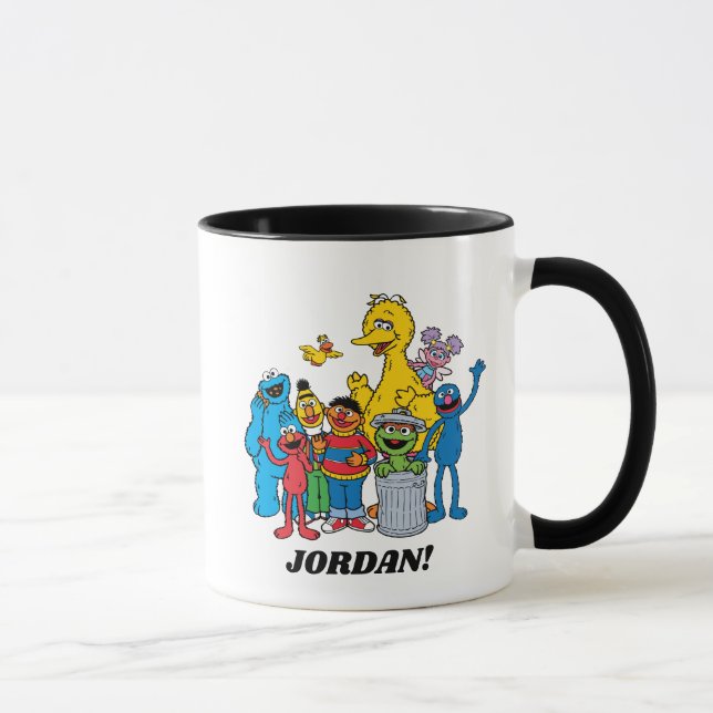 Mug Sesame Street Pals brandissant (Droite)