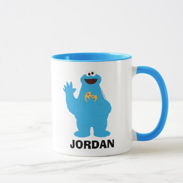Mug Sesame Street | Personalized Cookie Monster (Droite)