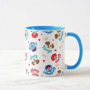 Mug Sesame Street Tango, Elmo, & Grover Motif